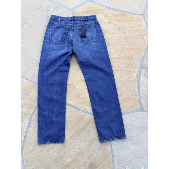 Nili Lotan Taylor Jeans Womens 32 Blue High Rise Straight Made USA NWT BZ - Picture 4 of 4